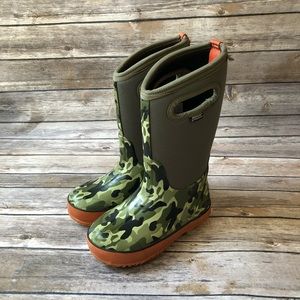 BOGS Kids Olive Camo Classics Insulated Boot